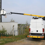 Van mounted lift: VTM from behind